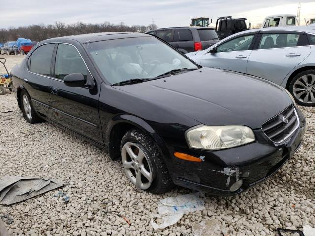 JN1CA31A71T308482 - 2001 NISSAN MAXIMA GXE BLACK photo 4