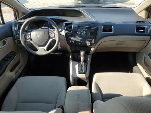 2HGFB2F51DH513117 - 2013 HONDA CIVIC LX BURGUNDY photo 8