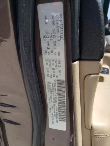 1C4RJEAGXHC813210 - 2017 JEEP GRAND CHER LAREDO BROWN photo 13