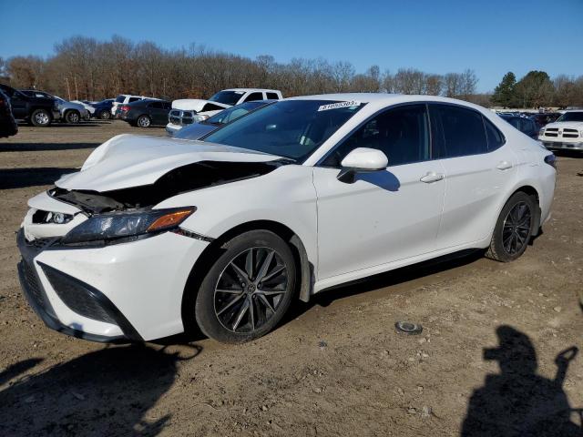 4T1G11AK0MU543280 - 2021 TOYOTA CAMRY SE WHITE photo 1