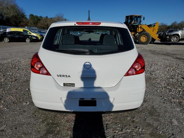 3N1BC1CP9CK299678 - 2012 NISSAN VERSA S WHITE photo 6