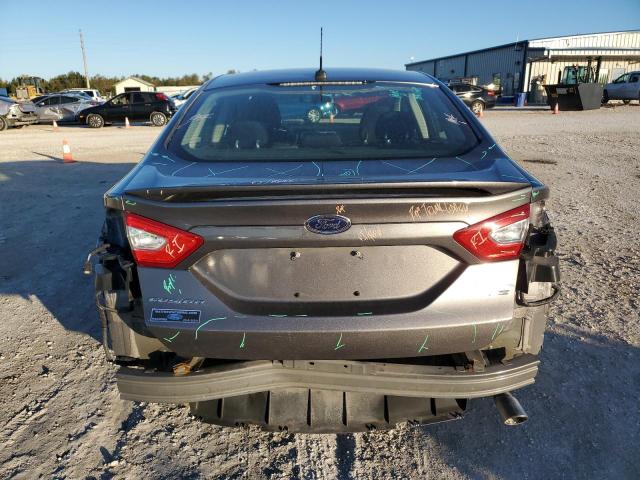 1FA6P0H7XE5367902 - 2014 FORD FUSION SE GRAY photo 6