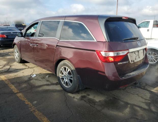 5FNRL5H44CB018509 - 2012 HONDA ODYSSEY EX MAROON photo 2