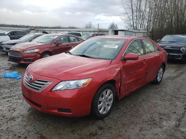 JTNBB46KX73041534 - 2007 TOYOTA CAMRY HYBRID RED photo 1