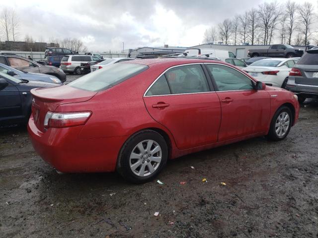 JTNBB46KX73041534 - 2007 TOYOTA CAMRY HYBRID RED photo 3