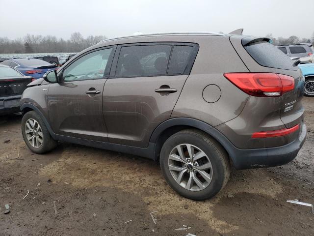 KNDPBCACXF7670576 - 2015 KIA SPORTAGE LX BROWN photo 2