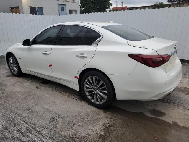 JN1EV7AR6JM443439 - 2018 INFINITI Q50 LUXE WHITE photo 2