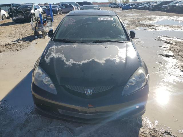 JH4DC54815S015185 - 2005 ACURA RSX BLACK photo 5