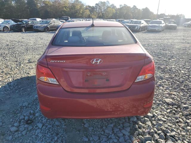 KMHCT4AE7FU793574 - 2015 HYUNDAI ACCENT GLS RED photo 6