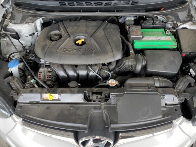 5NPDH4AE8GH792813 - 2016 HYUNDAI ELANTRA SE SILVER photo 11