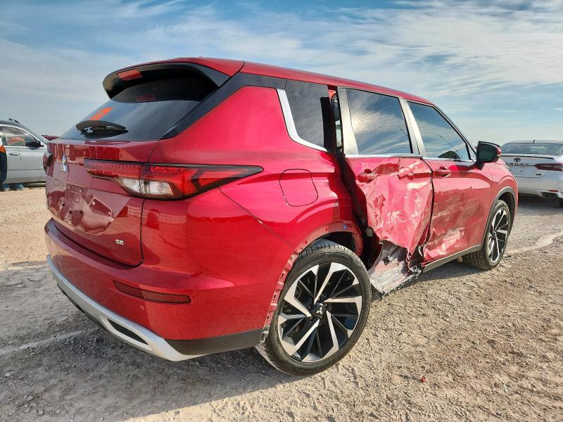 JA4J3VA80RZ025383 - 2024 MITSUBISHI OUTLANDER SE RED photo 3