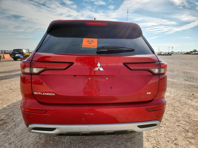 JA4J3VA80RZ025383 - 2024 MITSUBISHI OUTLANDER SE RED photo 6