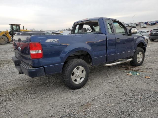 1FTRF14W07KB64910 - 2007 FORD F150 BLUE photo 3