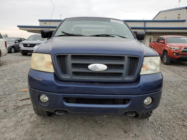 1FTRF14W07KB64910 - 2007 FORD F150 BLUE photo 5