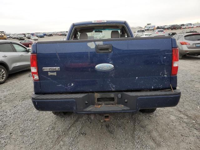 1FTRF14W07KB64910 - 2007 FORD F150 BLUE photo 6