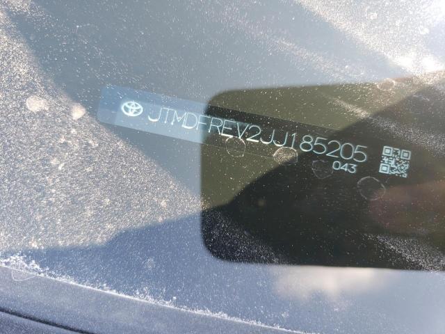 JTMDFREV2JJ185205 - 2018 TOYOTA RAV4 LIMITED Blau Foto 13