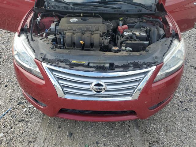 3N1AB7AP4DL621286 - 2013 NISSAN SENTRA S 红色 照片 11