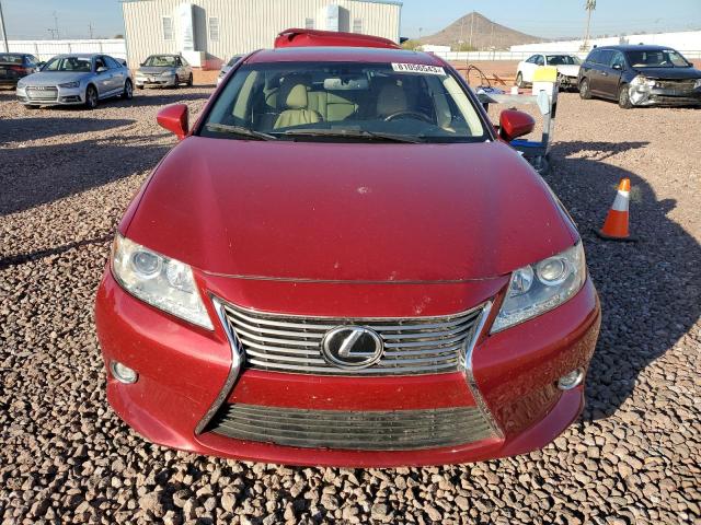 JTHBK1GG3F2154032 - 2015 LEXUS ES 350 RED photo 5