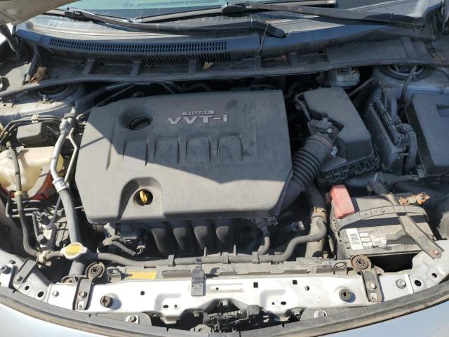 2T1BU4EE3AC403020 - 2010 TOYOTA COROLLA BASE SILVER photo 11