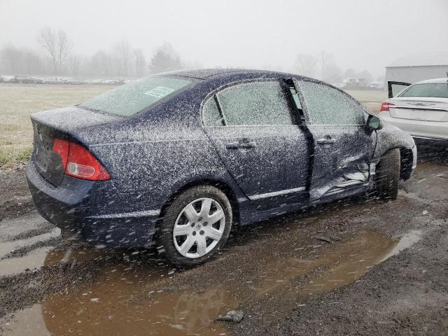 1HGFA16547L139462 - 2007 HONDA CIVIC LX BLUE photo 3