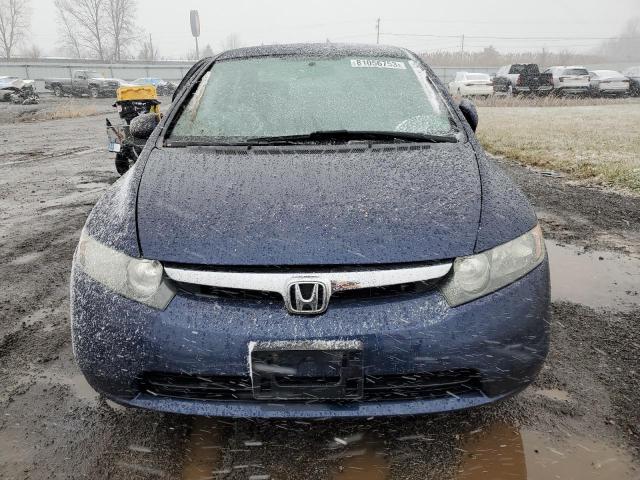 1HGFA16547L139462 - 2007 HONDA CIVIC LX BLUE photo 5