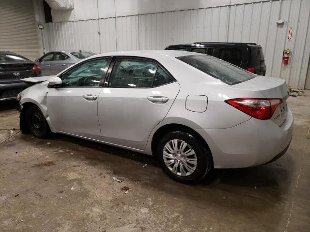 2T1BURHE3EC070350 - 2014 TOYOTA COROLLA L SILVER photo 2