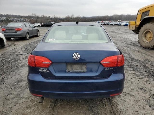 3VWDP7AJ9DM296245 - 2013 VOLKSWAGEN JETTA SE BLUE photo 6