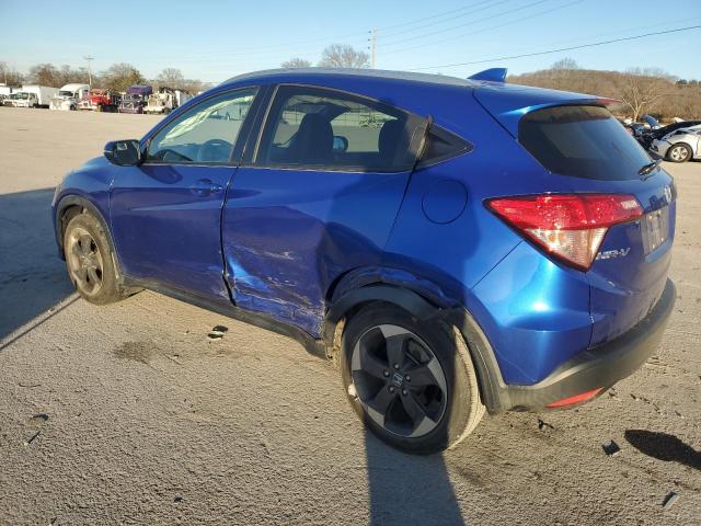 3CZRU6H77JM701532 - 2018 HONDA HR-V EXL BLUE photo 2