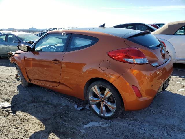 KMHTC6AD6CU040682 - 2012 HYUNDAI VELOSTER ORANGE photo 2