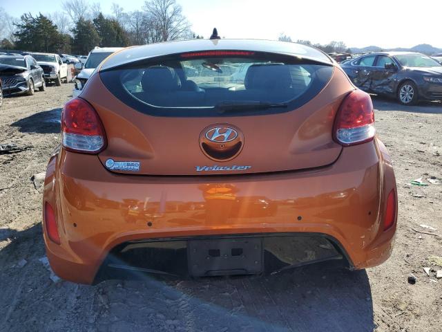 KMHTC6AD6CU040682 - 2012 HYUNDAI VELOSTER ORANGE photo 6