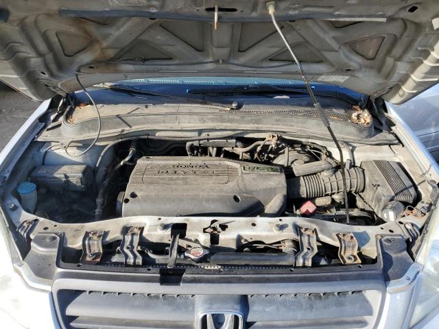 2HKYF18533H547536 - 2003 HONDA PILOT EXL SILVER photo 12