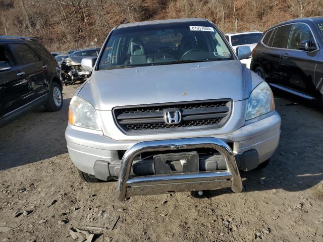 2HKYF18533H547536 - 2003 HONDA PILOT EXL SILVER photo 5