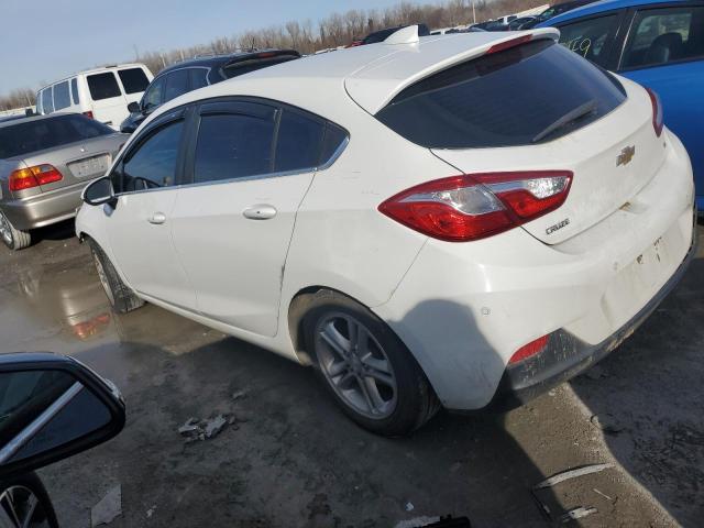 3G1BE6SM8HS508906 - 2017 CHEVROLET CRUZE LT WHITE photo 2