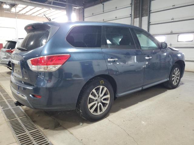 5N1AR2MM0EC642304 - 2014 NISSAN PATHFINDER S BLUE photo 3
