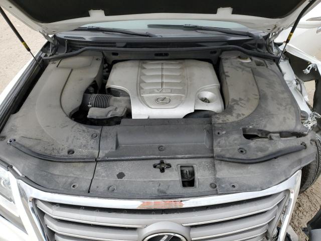 JTJHY7AX9D4114025 - 2013 LEXUS LX 570 WHITE photo 12