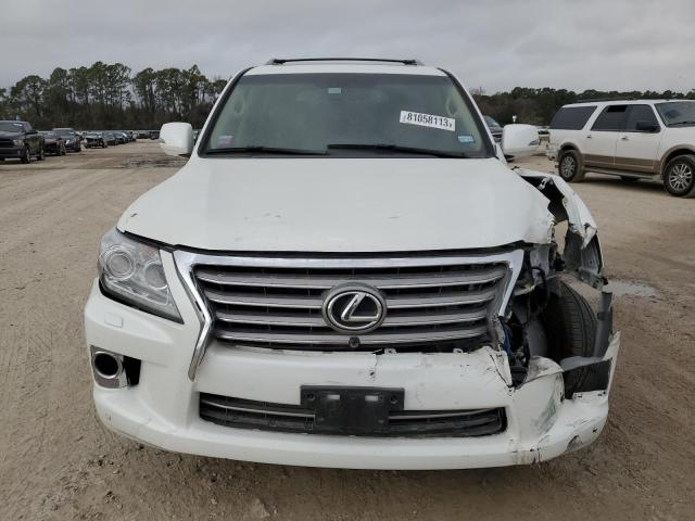 JTJHY7AX9D4114025 - 2013 LEXUS LX 570 WHITE photo 5