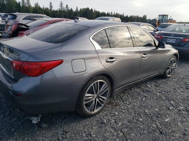 JN1BV7AR9FM417864 - 2015 INFINITI Q50 BASE CHARCOAL photo 3