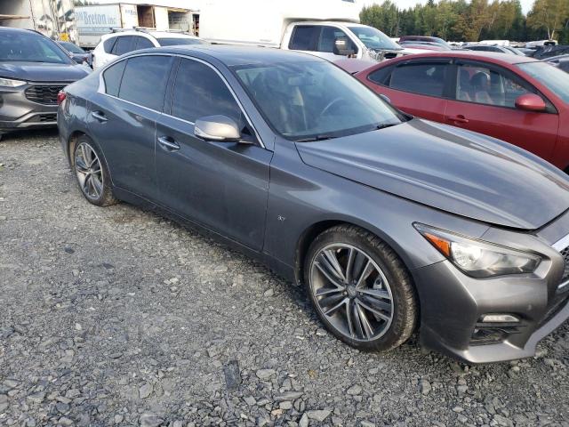 JN1BV7AR9FM417864 - 2015 INFINITI Q50 BASE CHARCOAL photo 4
