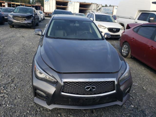 JN1BV7AR9FM417864 - 2015 INFINITI Q50 BASE CHARCOAL photo 5