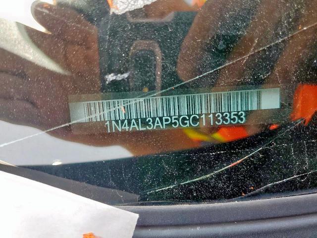 1N4AL3AP5GC113353 - 2016 NISSAN ALTIMA 2.5 BLUE photo 12