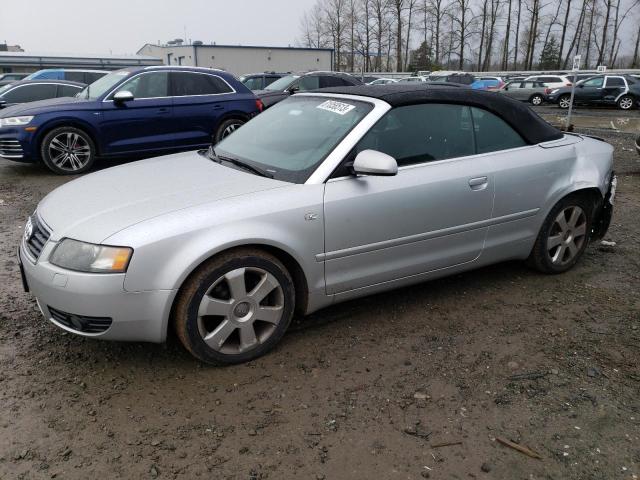 WAUAT48H23K007714 - 2003 AUDI A4 3.0 CABRIOLET SILVER photo 1