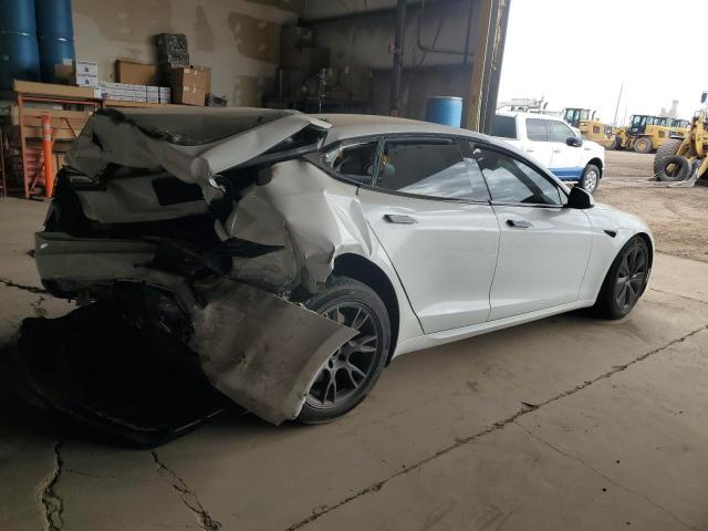 5YJSA1E54PF518608 - 2023 TESLA MODEL S Білий фото 3