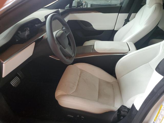 5YJSA1E54PF518608 - 2023 TESLA MODEL S Білий фото 7