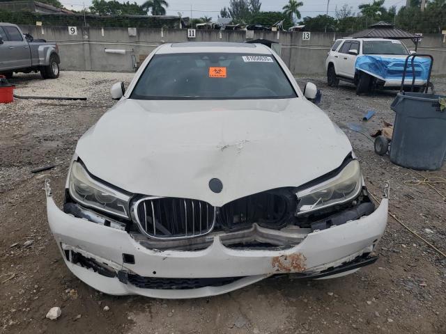 WBA7F0C51GGL99309 - 2016 BMW 750 I WHITE photo 5