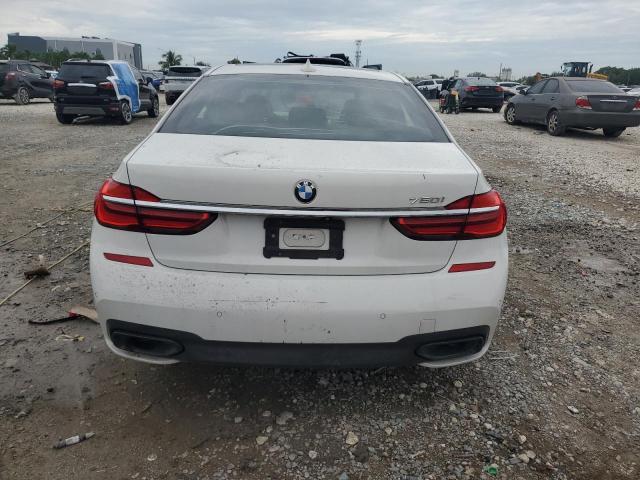 WBA7F0C51GGL99309 - 2016 BMW 750 I WHITE photo 6