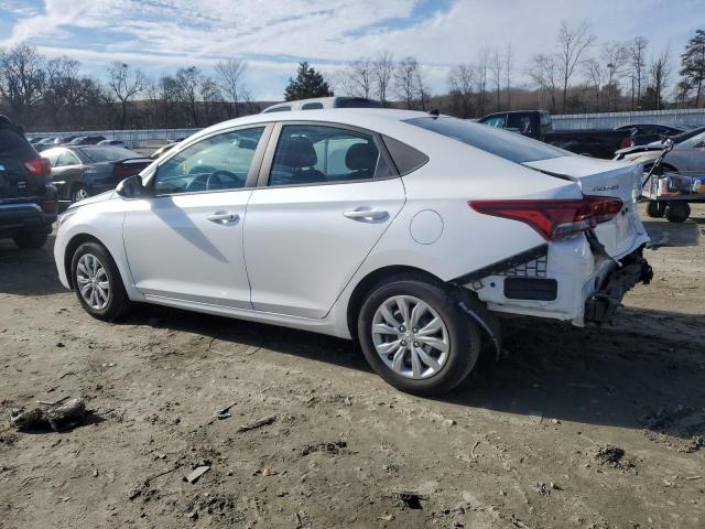 3KPC24A68NE183499 - 2022 HYUNDAI ACCENT SE WHITE photo 2