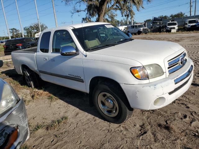 5TBRN341X3S354468 - 2003 TOYOTA TUNDRA ACCESS CAB SR5 WHITE photo 4