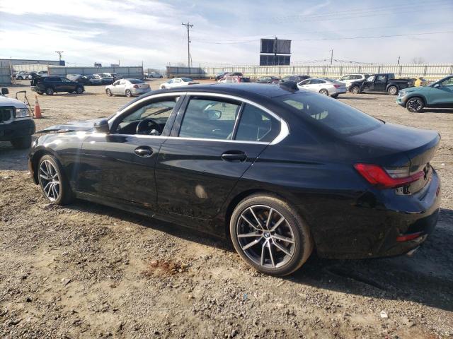 3MW5R1J05L8B03986 - 2020 BMW 330I BLACK photo 2