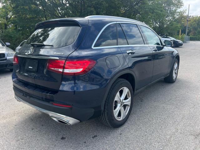 WDC0G4KB4HF243783 - 2017 MERCEDES-BENZ GLC 300 4MATIC BLUE photo 4