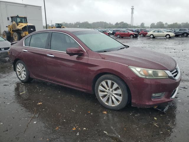 1HGCR2F78DA112954 - 2013 HONDA ACCORD EX 勃艮第红 照片 4